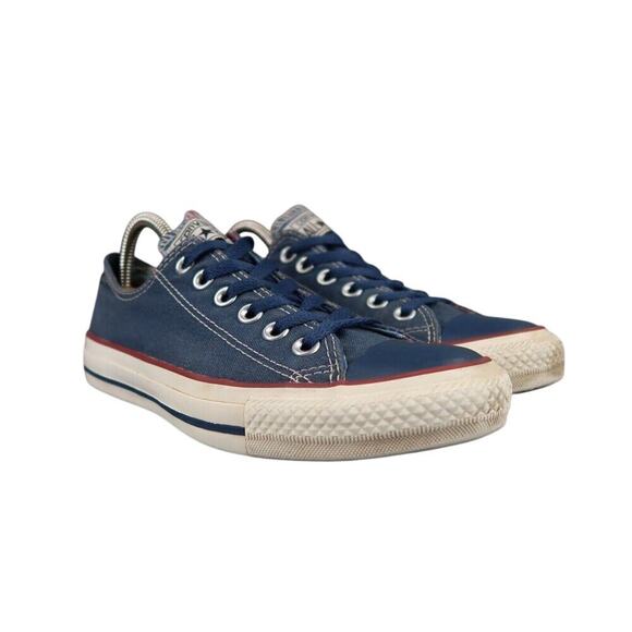 Converse Shoes Womens 7 Sneakers Lifestyle Chuck Taylor Low Blue Canvas Classic - Picture 1 of 12